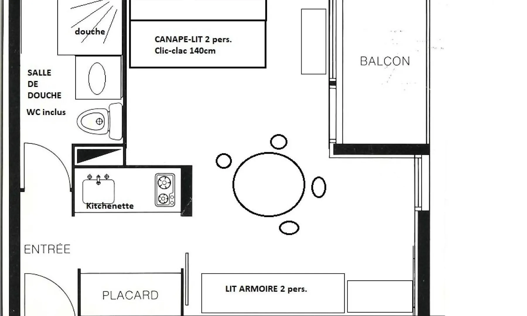 Residence Les Hameaux II - Studio 3 Pers - Les Hameaux 2 - Plagne Villages Mae-1504 La Plagne Apartment